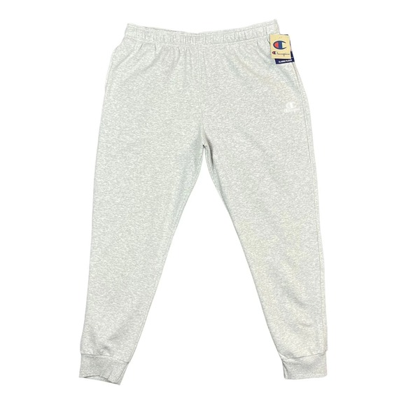 Champion Men's Fleece Jogger Pants Size 2XL (38X32") Light Gray Sweatpants - Picture 1 of 9